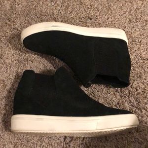 Steve Madden black high top sneakers
